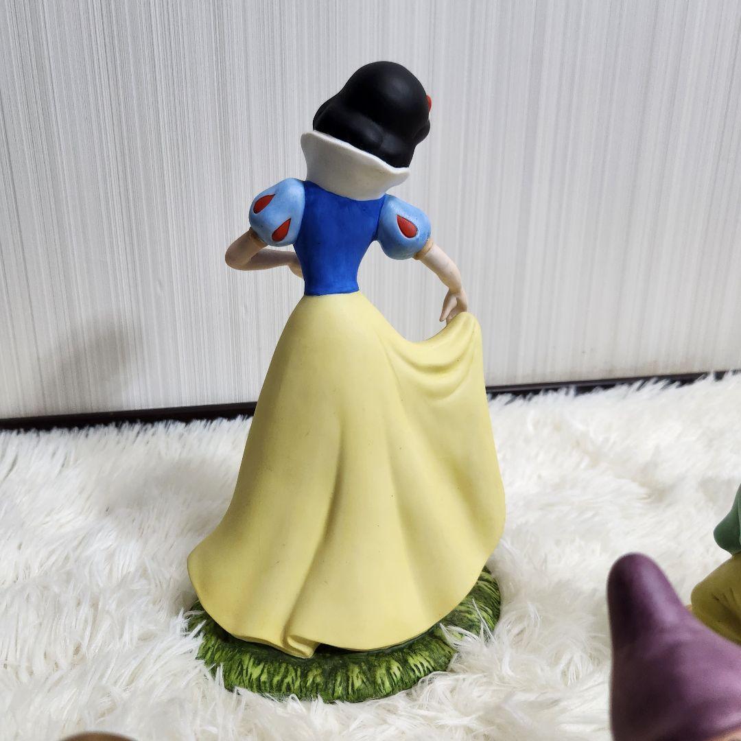 ☆ほぼ新品☆白雪姫と7人のこびと 加藤工芸　ガーデンフィギュア 陶器