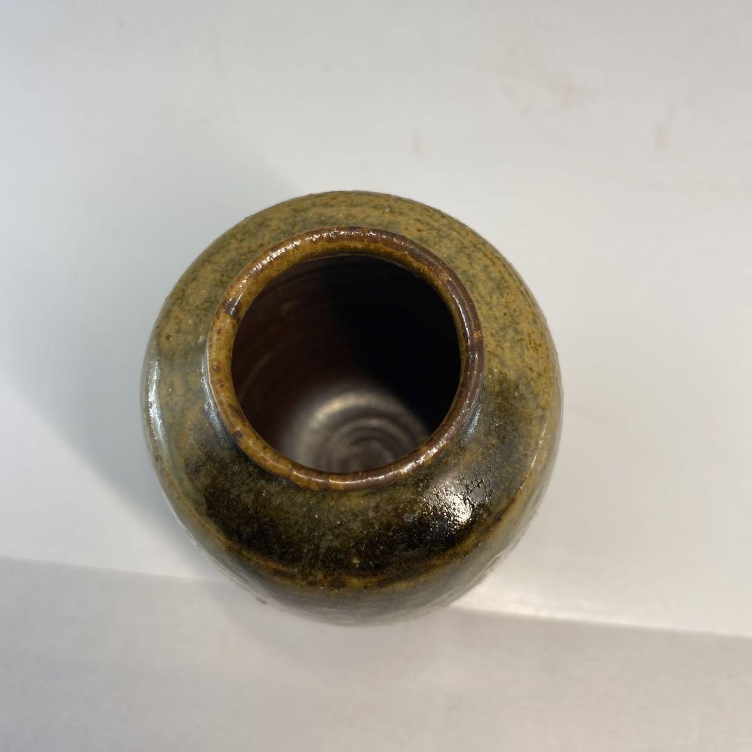 【茶道具】市野陶勝造　丹波焼肩衝茶入（共箱）