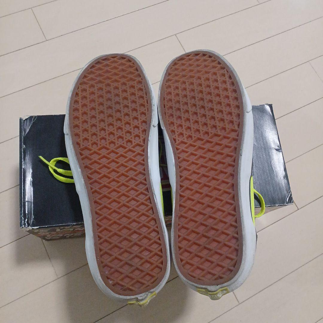 VANSバンズ エラ 蛍光イエロー/グレースエード サイズ 26.5cm