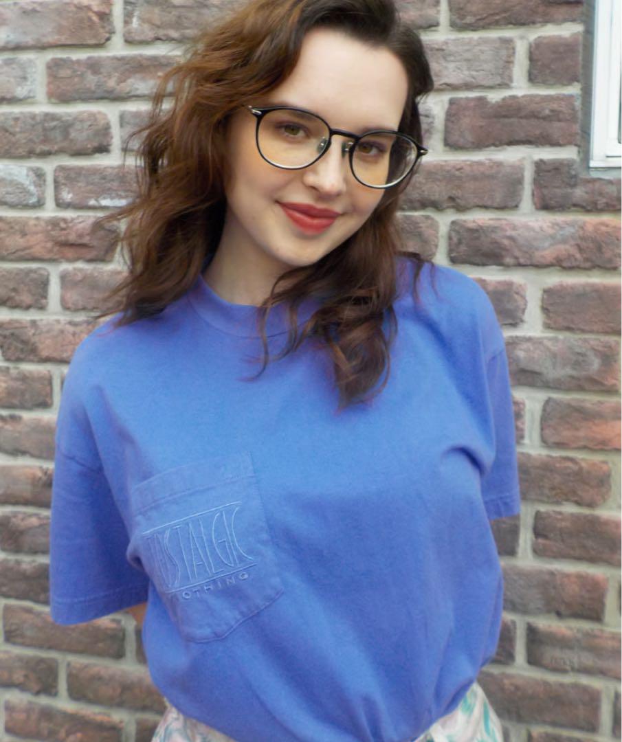 Tostalgic Clothing pocket tee / purple
