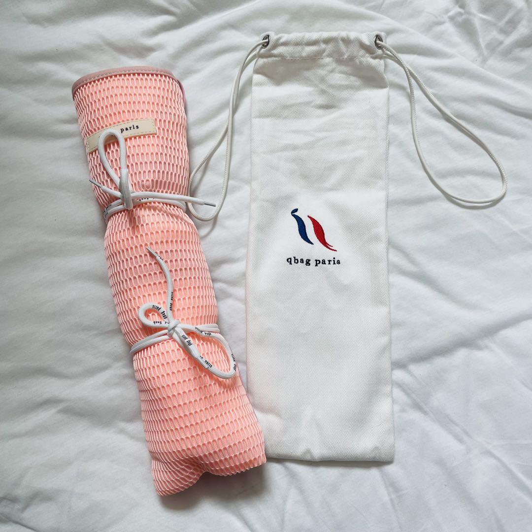 【新品】qbag paris ネストnest n°1 メッシュトートバッグピンク