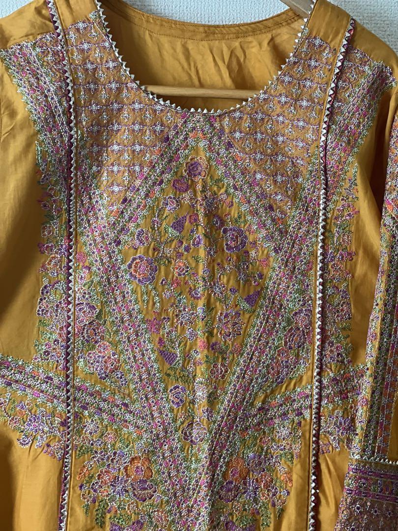Hussain rehar lawn dress, クルタ　サルワール セット