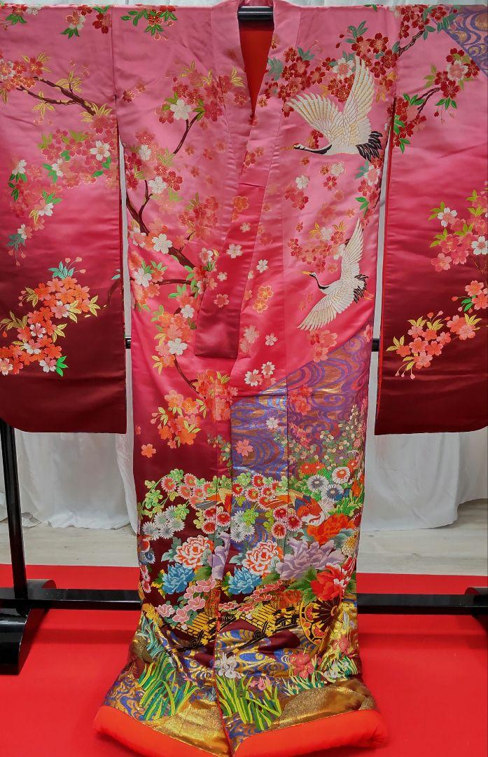 ☆ピンク 色打掛 豪華 花嫁 ☆ 美品 前撮影・和婚に 花嫁衣装 打掛 画像8