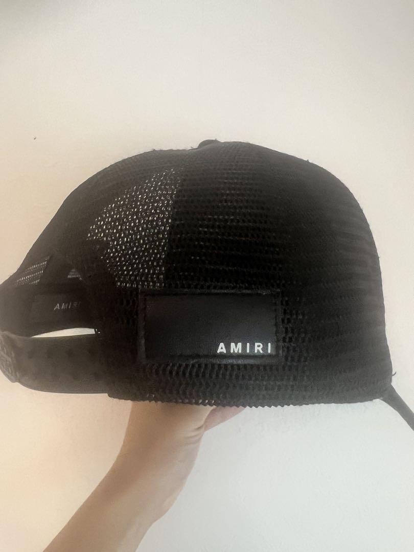 AMIRI ブラック メッシュキャップ