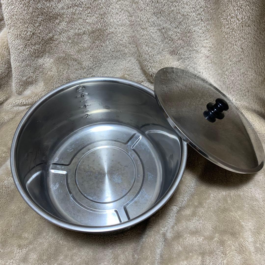 TATUNG 大同電鍋 Mサイズ　6合　 フルセット 白　ホワイト　台湾　炊飯