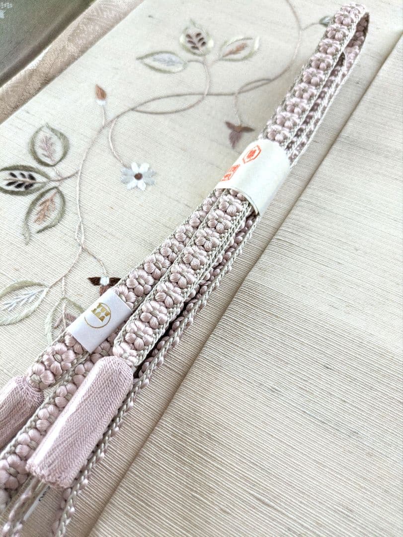 正絹上代紬花丸文用 正絹上代紬花丸文用