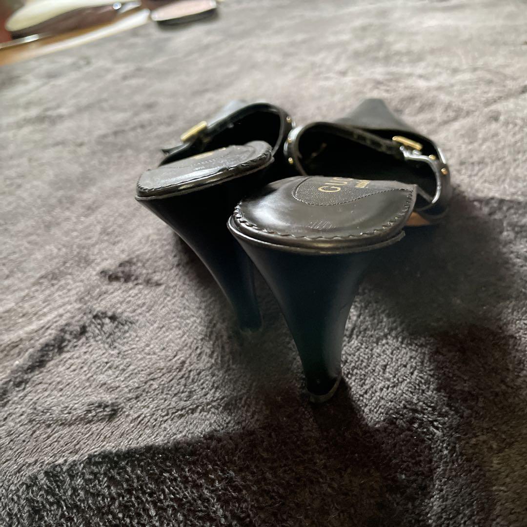 【美品】GUCCI グッチ エスパドリーユ GGマーモント 厚底 ミュール 極美品GUCCI グッチ GGマーモント ヒールサンダル エスパドリーユ