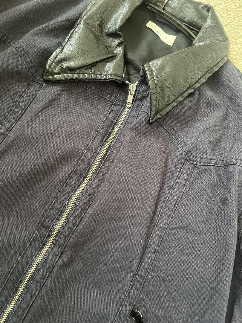 knuthmarf custom leather military jacket