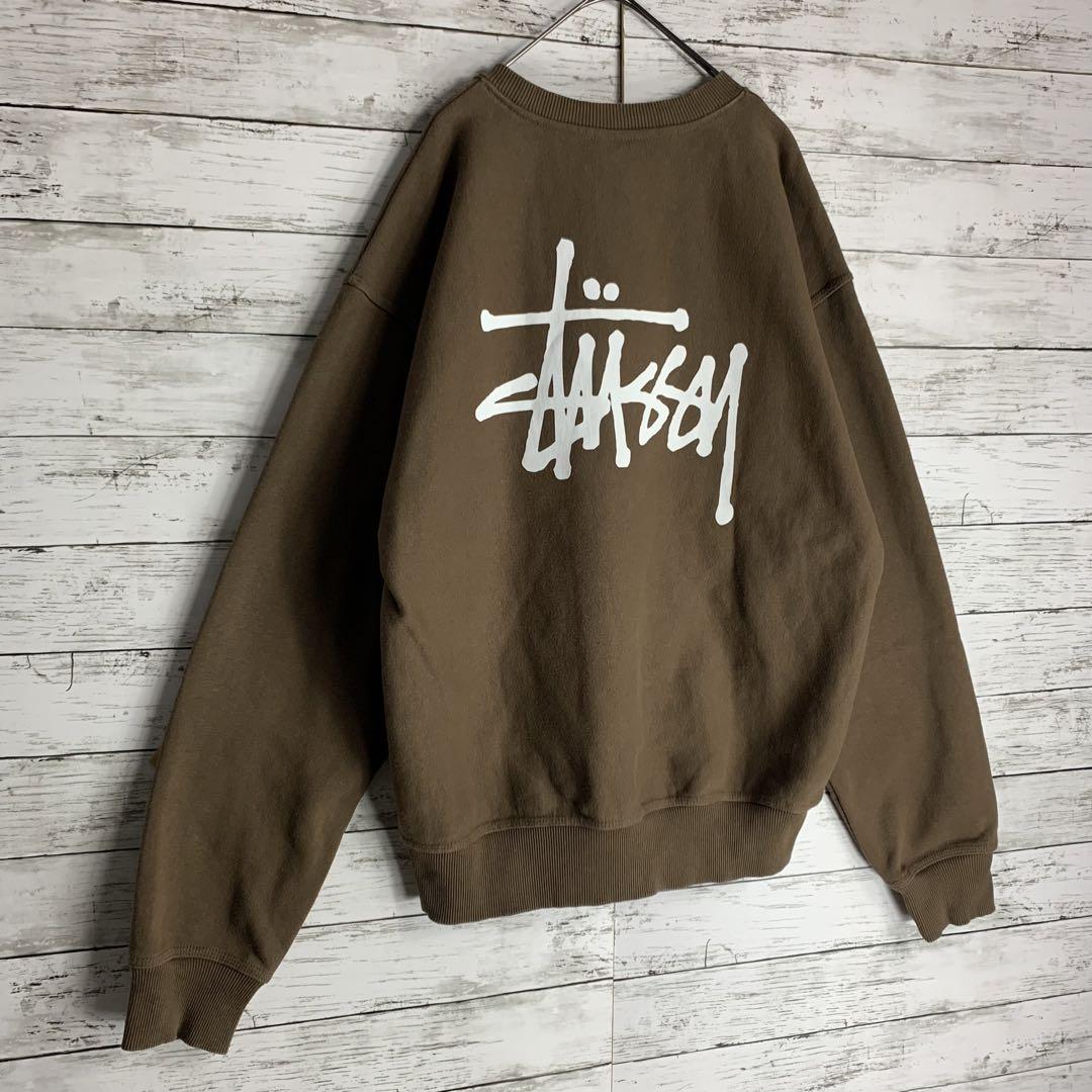STUSSY　Lサイズ　両面プリントスウェット STUSSY 両面プリント 染み込みプリント スウェット ステューシー