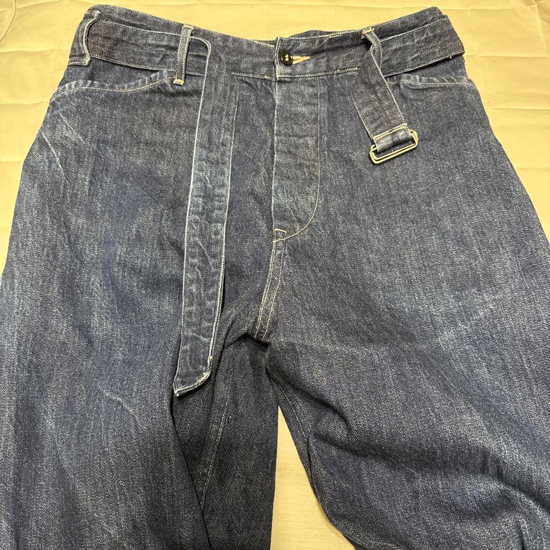 CAMOLI ベルテッドデニム