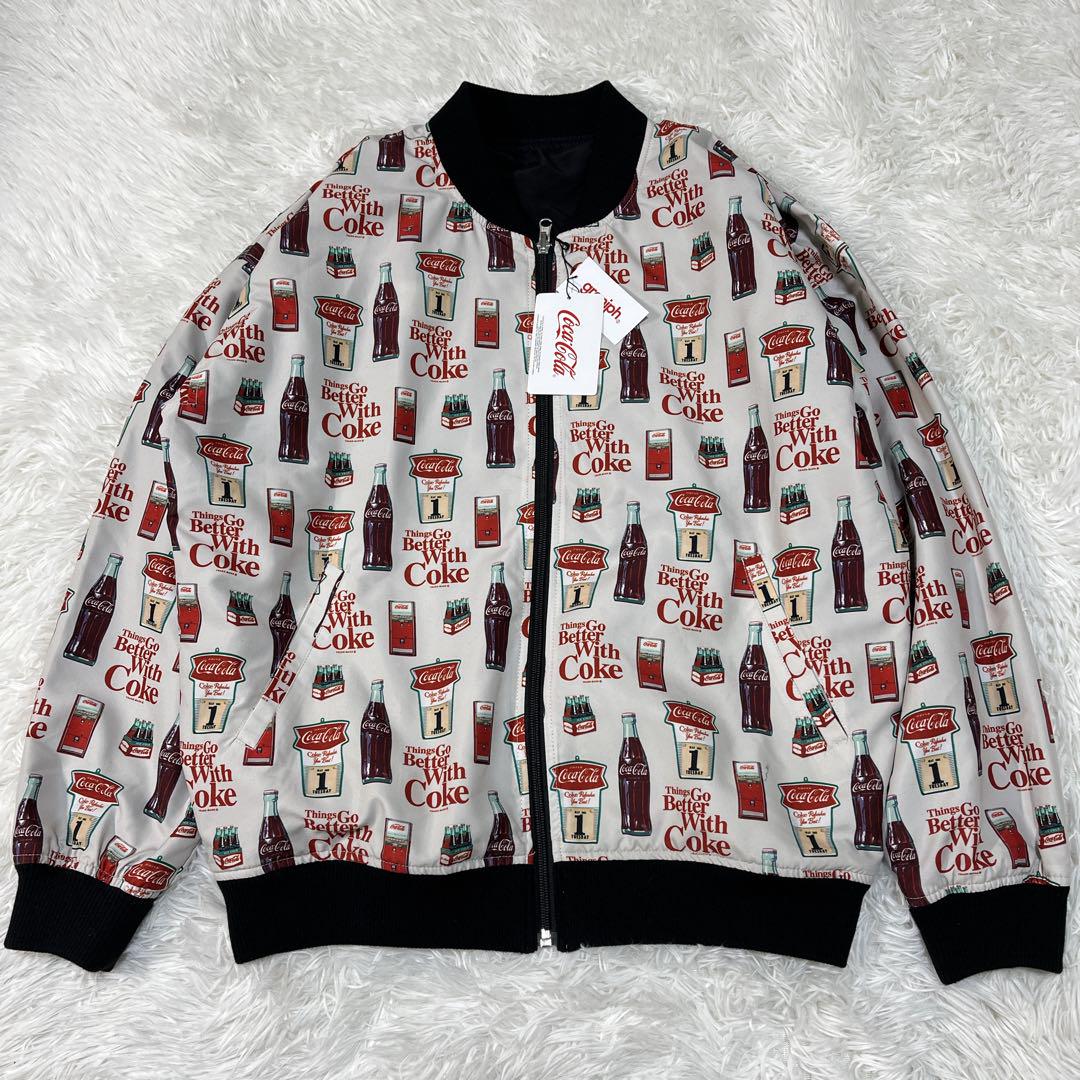 【新品タグ付・未使用品】グラニフ コカコーラ リバーシブル ブルゾン