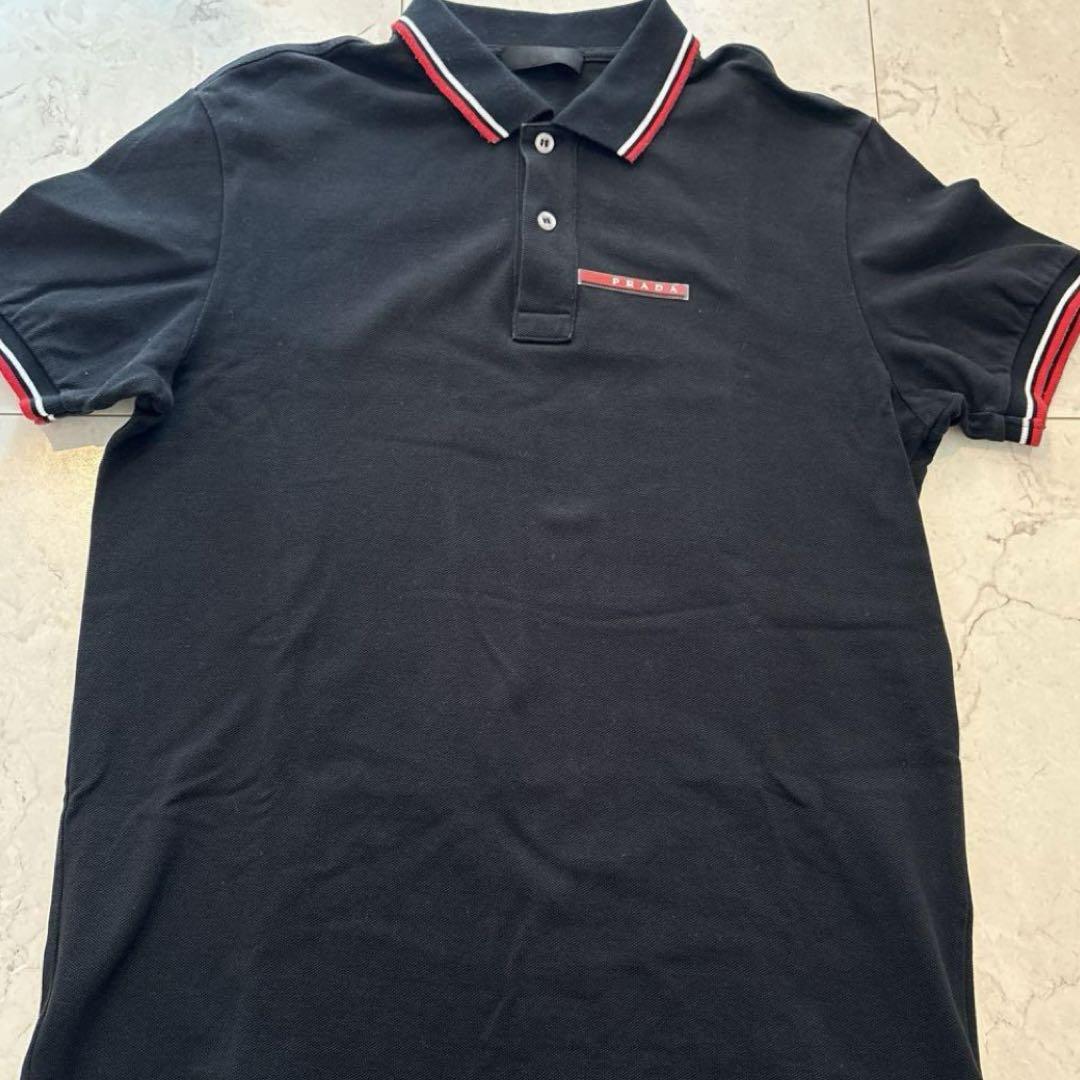 PRADA ポロシャツ Black Mサイズ