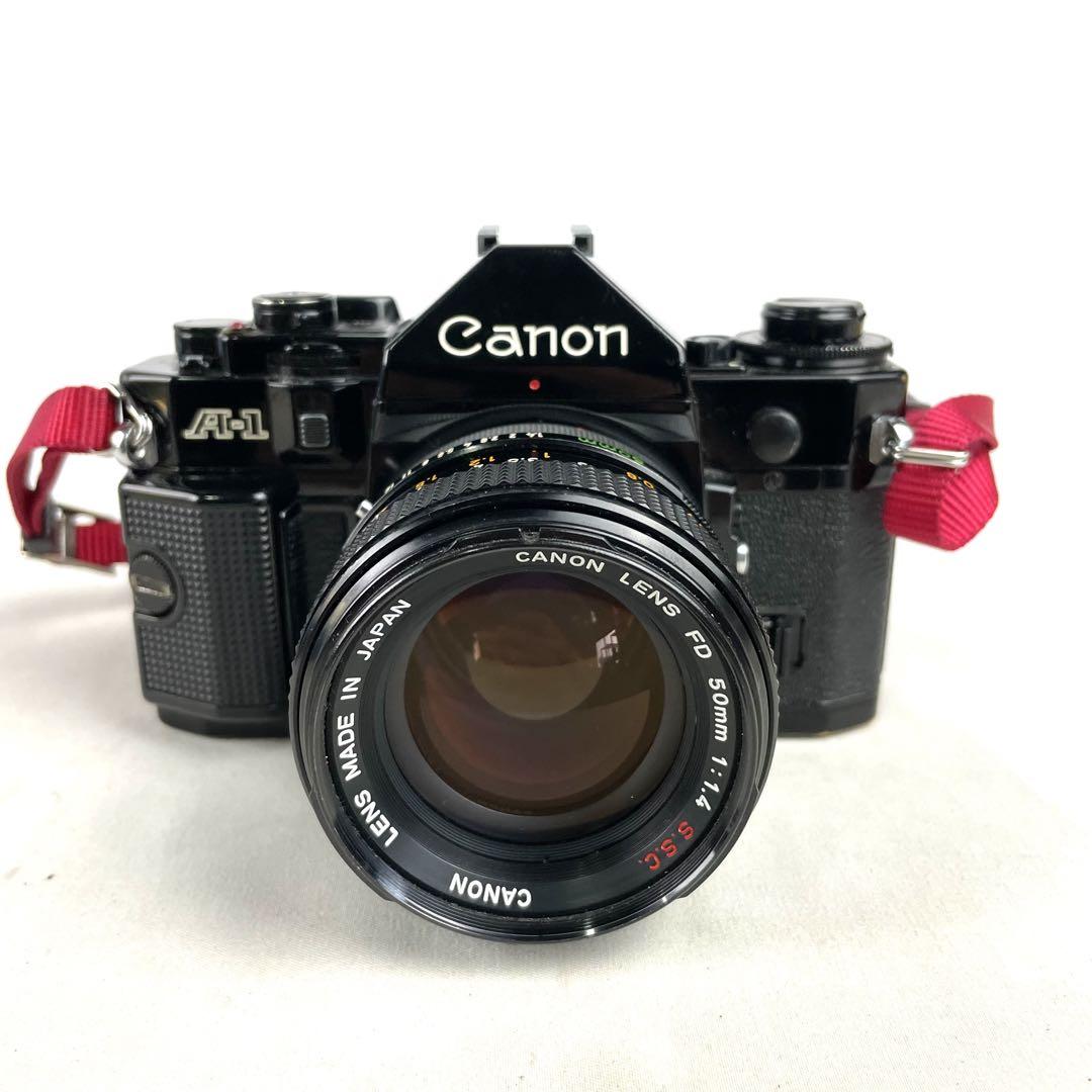Canon F-1 フィルムカメラ 50mmレンズ フラッシュ付き 茅◎Canon F-1 50mm 1:1.2