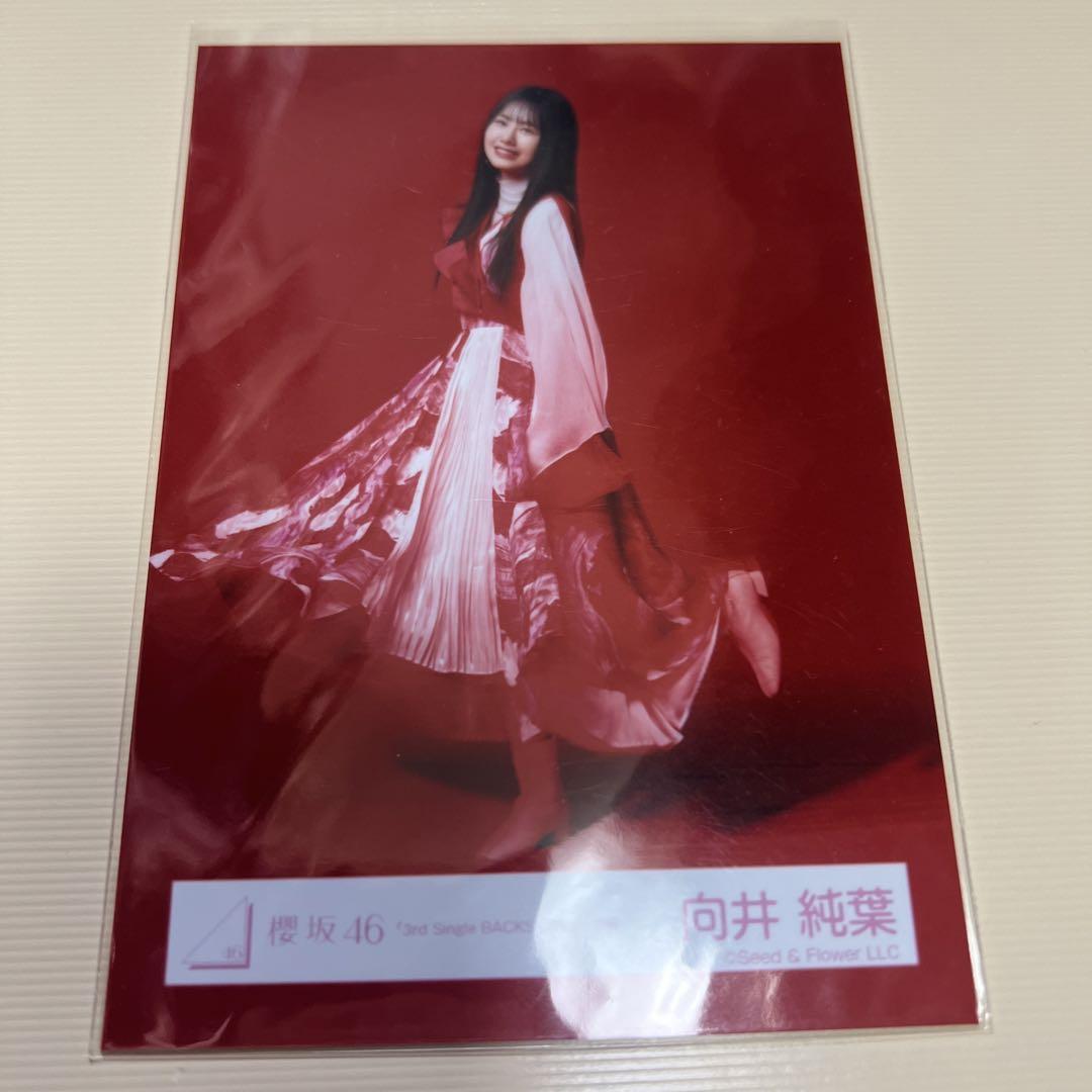 櫻坂46 向井純葉2ndアルバムAddiction サイン入りポスター 櫻坂46 向井純葉 生写真 2nd アルバム Addiction 4枚コンプ