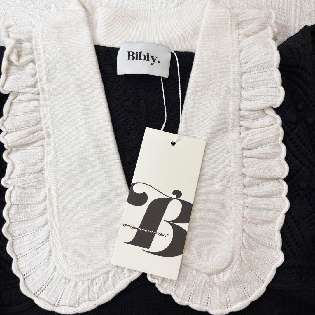 Bibiy. ✧ EMILIA COLLAR KNIT｜襟付きニット25ss新品