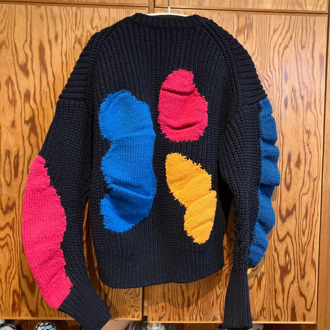 エンフォルド Bowled Elbow Patch セーター