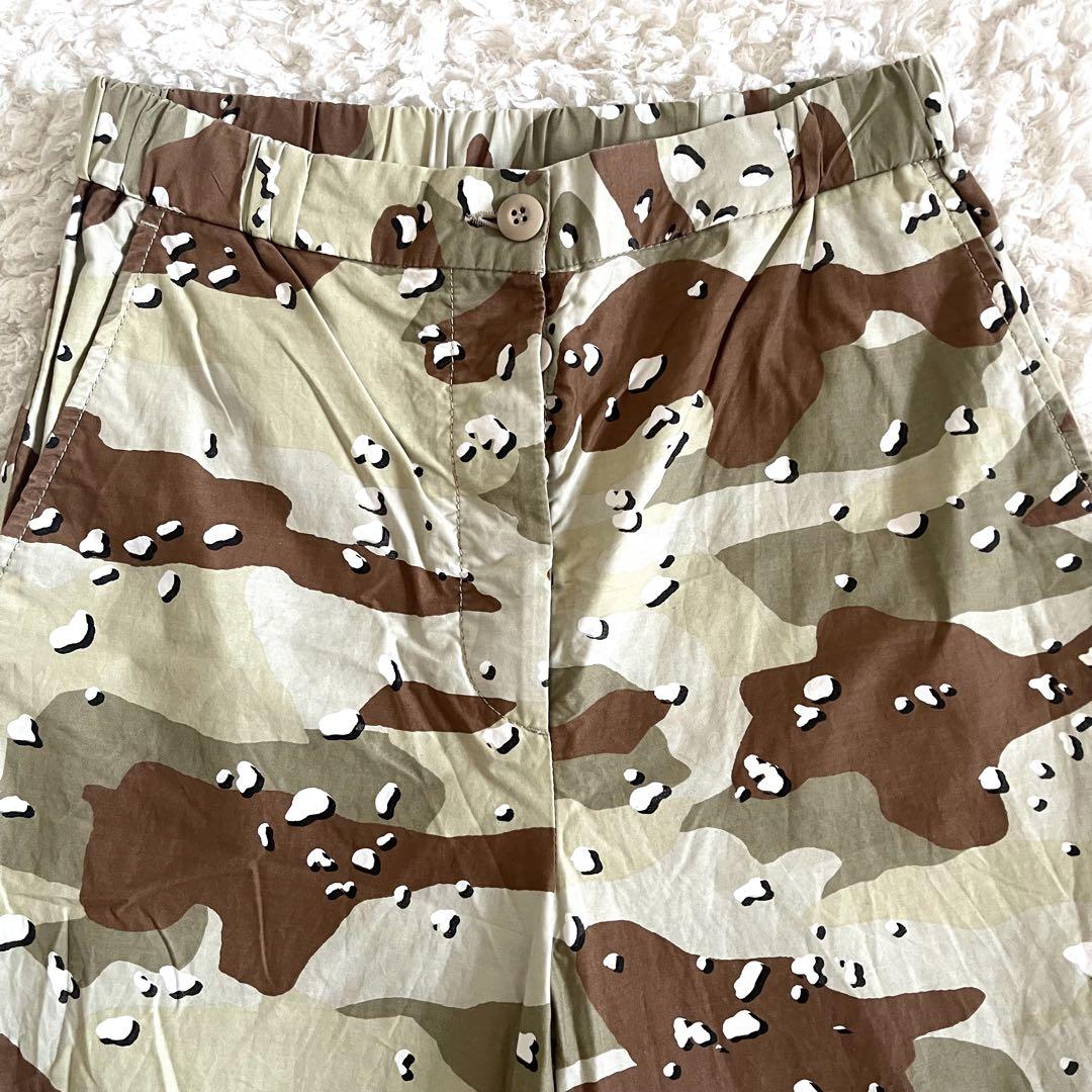 最新最全のをすべて マルジェラ MM6 極美品 迷彩柄 パンツ クロップド丈 カーキ パンツ