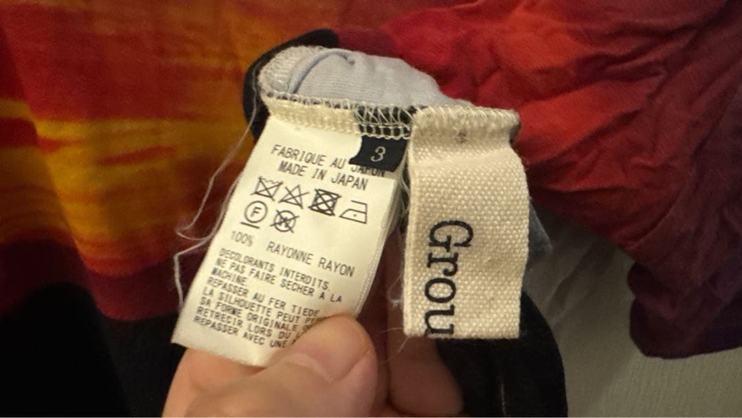 Ground Y 夕焼けデザイン Tシャツ サイズ3 未使用に近い