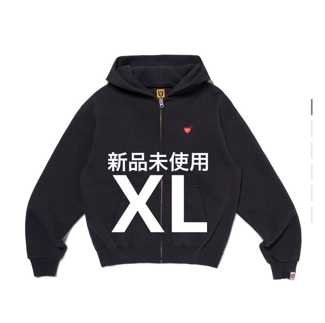 HUMAN MADE ZIP-UP HOODIE BLACK 新品未使用 値下げ HUMAN MADE ZIP-UP HOODIE BLACK 新品未使用 値下げ