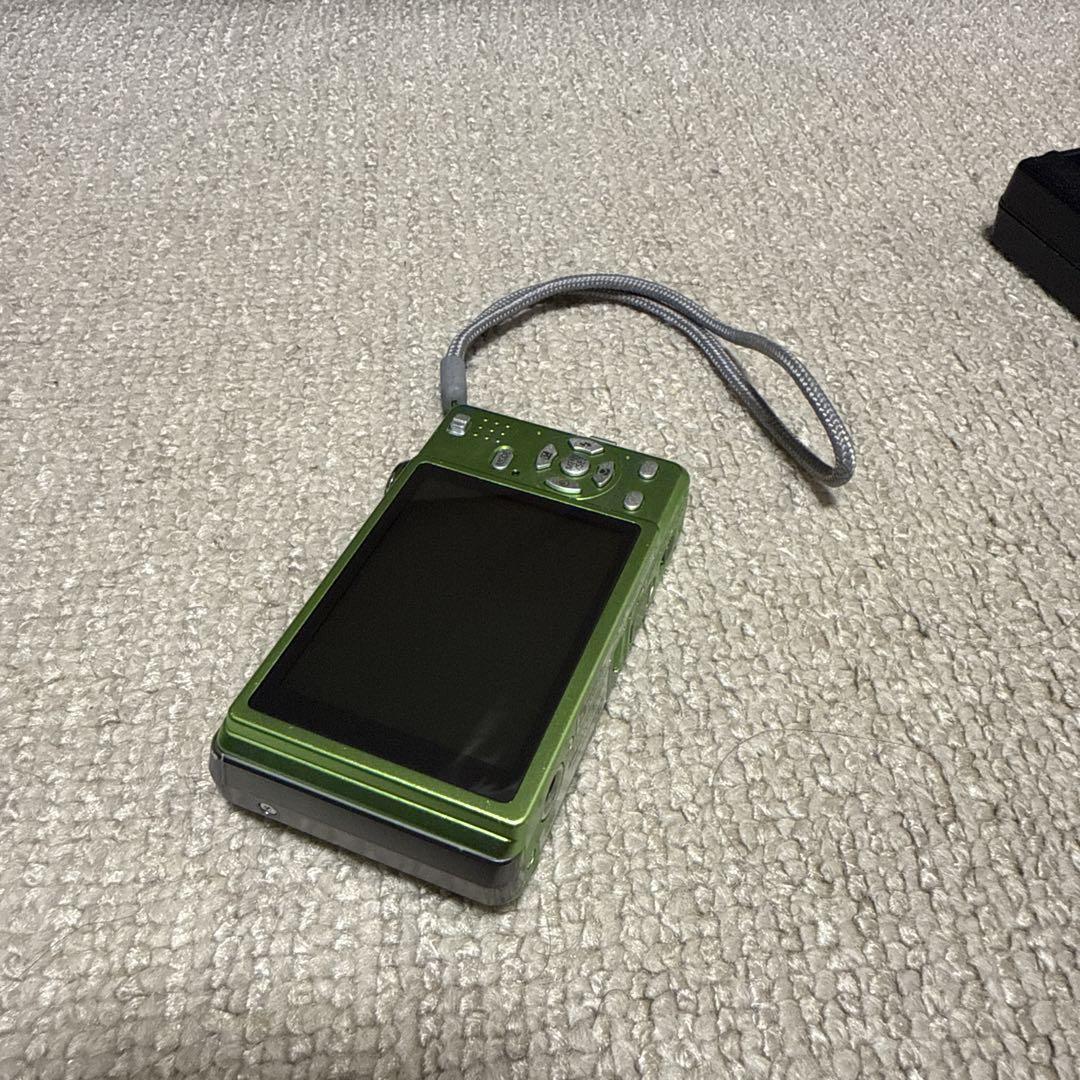 希少色 動作確認済✨パナソニック LUMIX DMC-FS7 コンデジ グリーンΩ