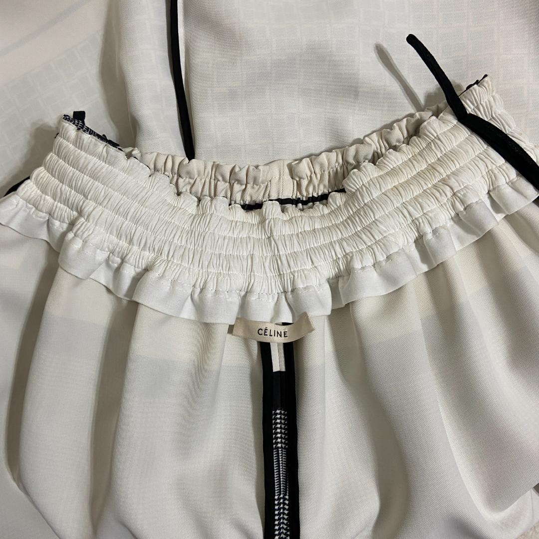 celine フィービー期 スカーフ柄ワイドパンツ