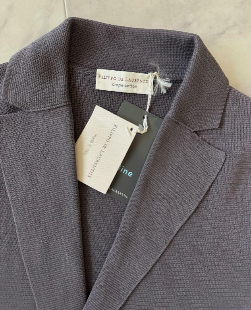 【新品未使用】FILIPPO DE LAURENTIISニットジャケット