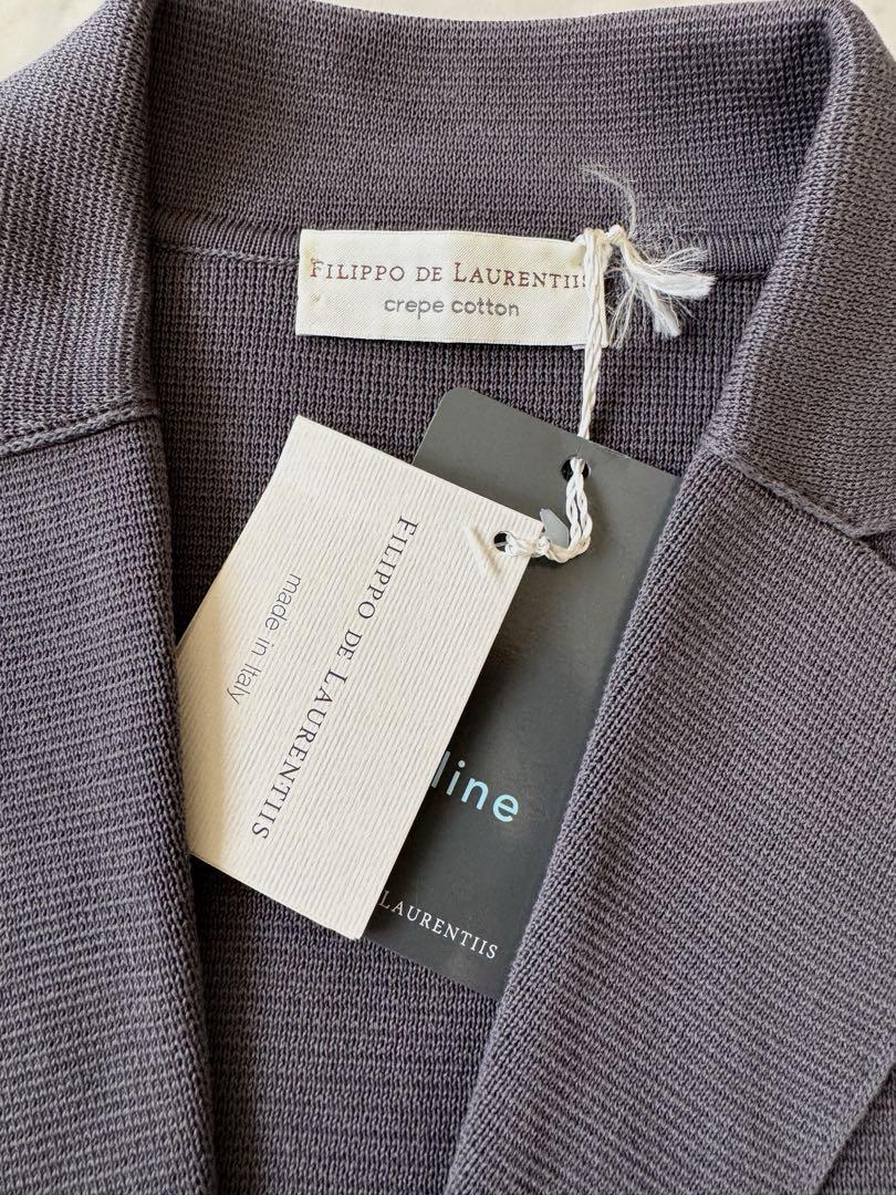 【新品未使用】FILIPPO DE LAURENTIISニットジャケット