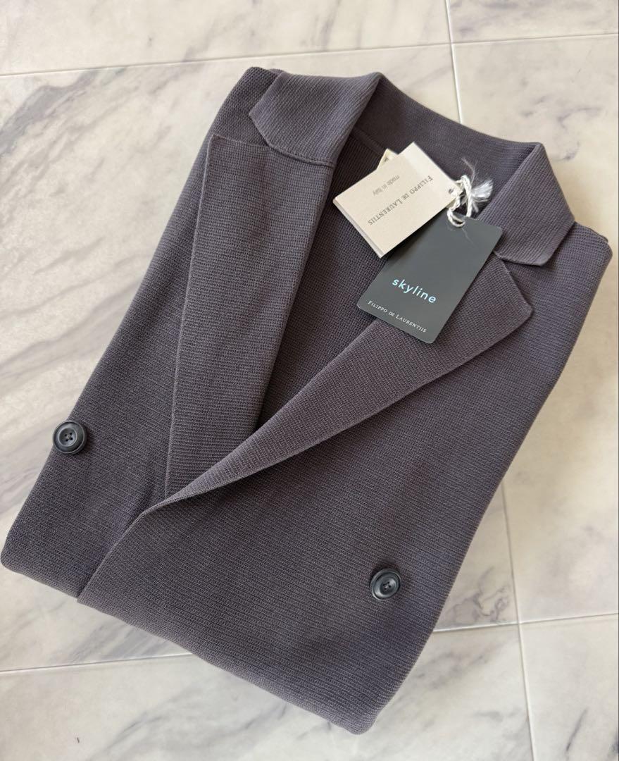 【新品未使用】FILIPPO DE LAURENTIISニットジャケット