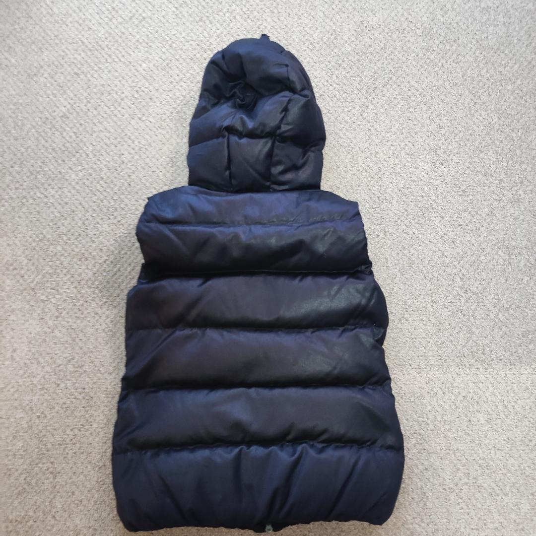 【美品】デュベティカ ダウンベスト 紺 40 レディースL相当 544