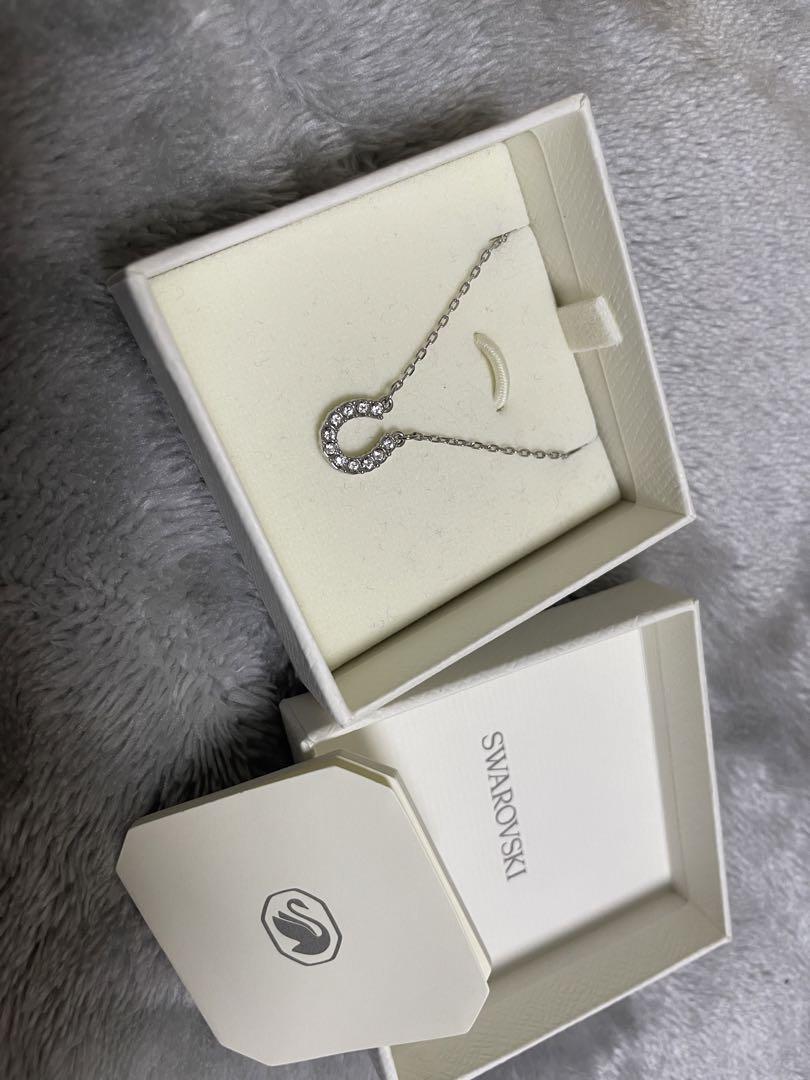 SWAROVSKI Towards ネックレス 蹄鉄, ホワイト, 馬蹄ベストセ