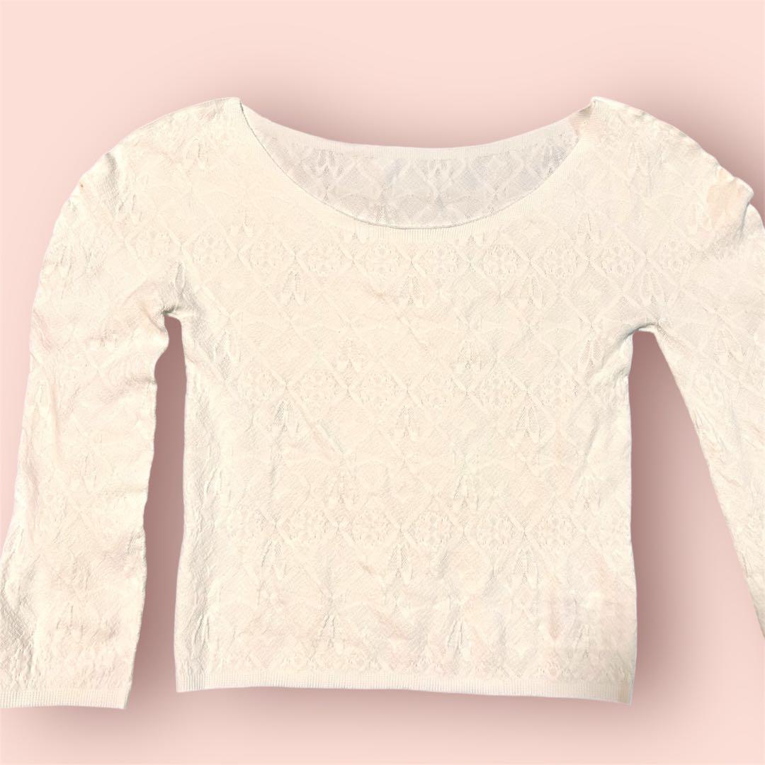 ☆Chacott チャコット ノーソーイングニット トップス トウ