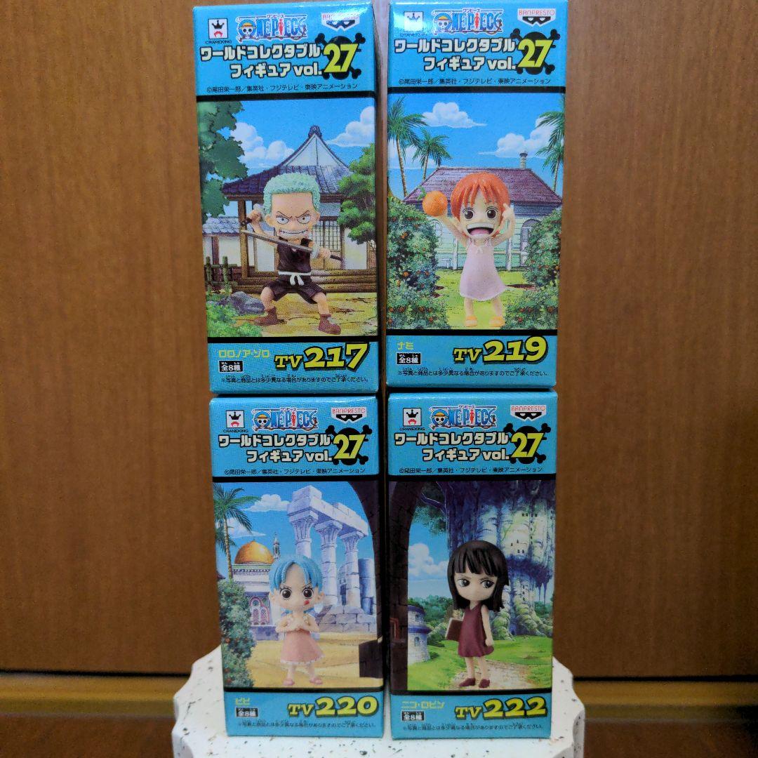 ワンピース ワールドコレクタブルフィギュア　4体セット