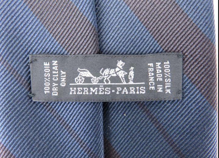 HERMES 細身 ネクタイ 1u0HG-m69701366210 エルメス ストライプ柄 豊富なお得