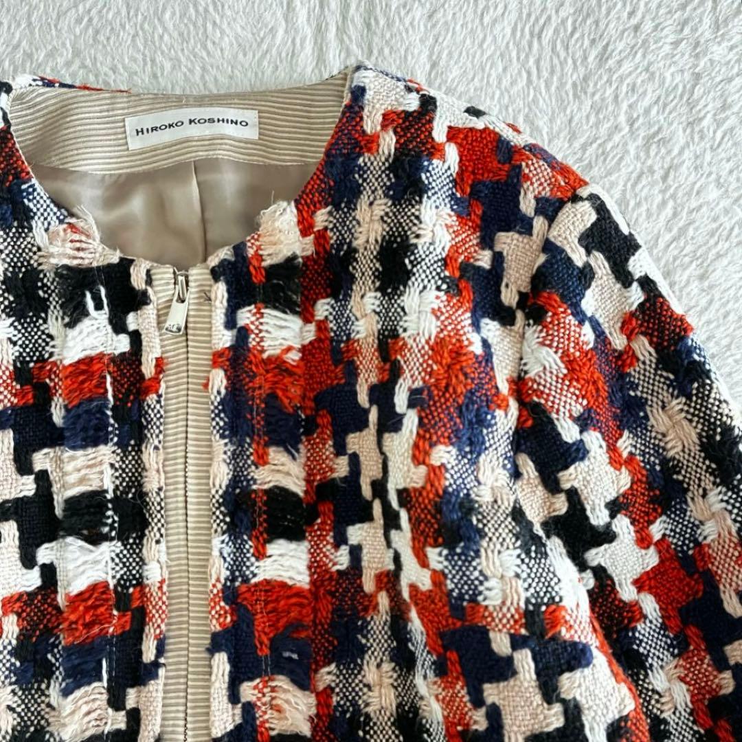 ツイードノー ジャケットM・HIROKO