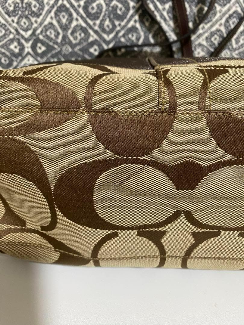 【良品】COACH コーチ 10124 トートバッグ ショルダーバッグ 肩掛け