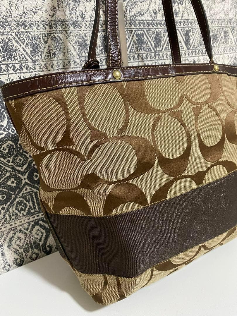 【良品】COACH コーチ 10124 トートバッグ ショルダーバッグ 肩掛け