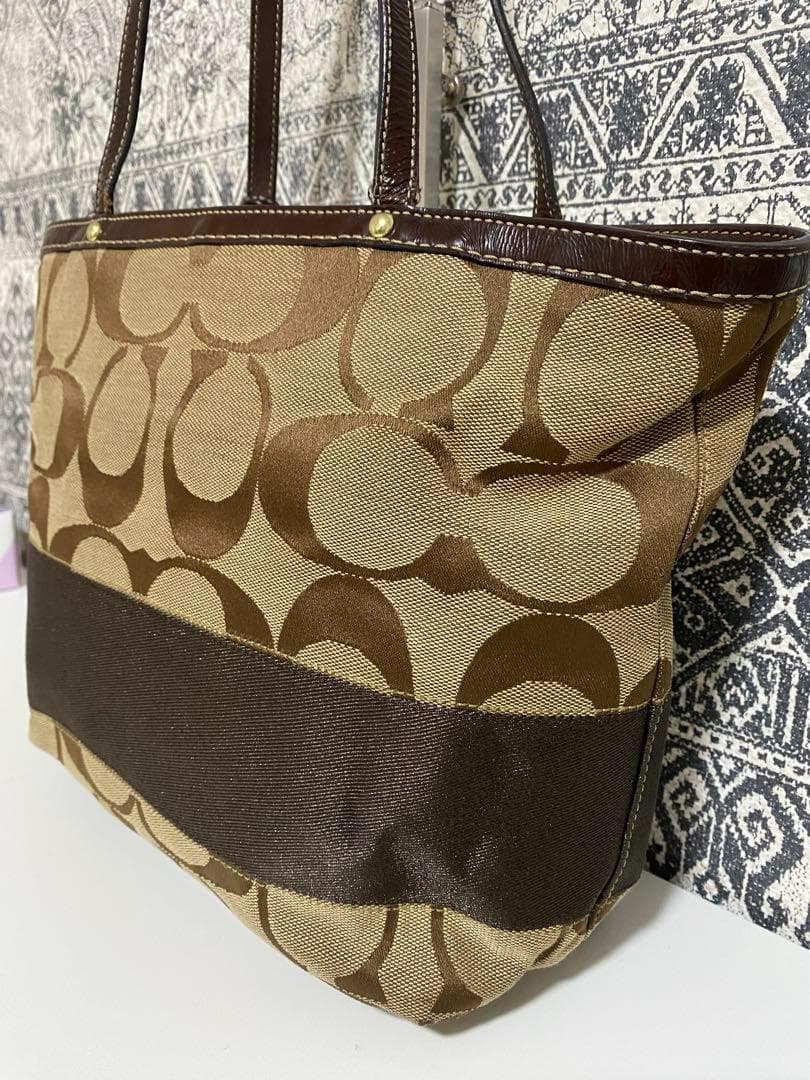 【良品】COACH コーチ 10124 トートバッグ ショルダーバッグ 肩掛け