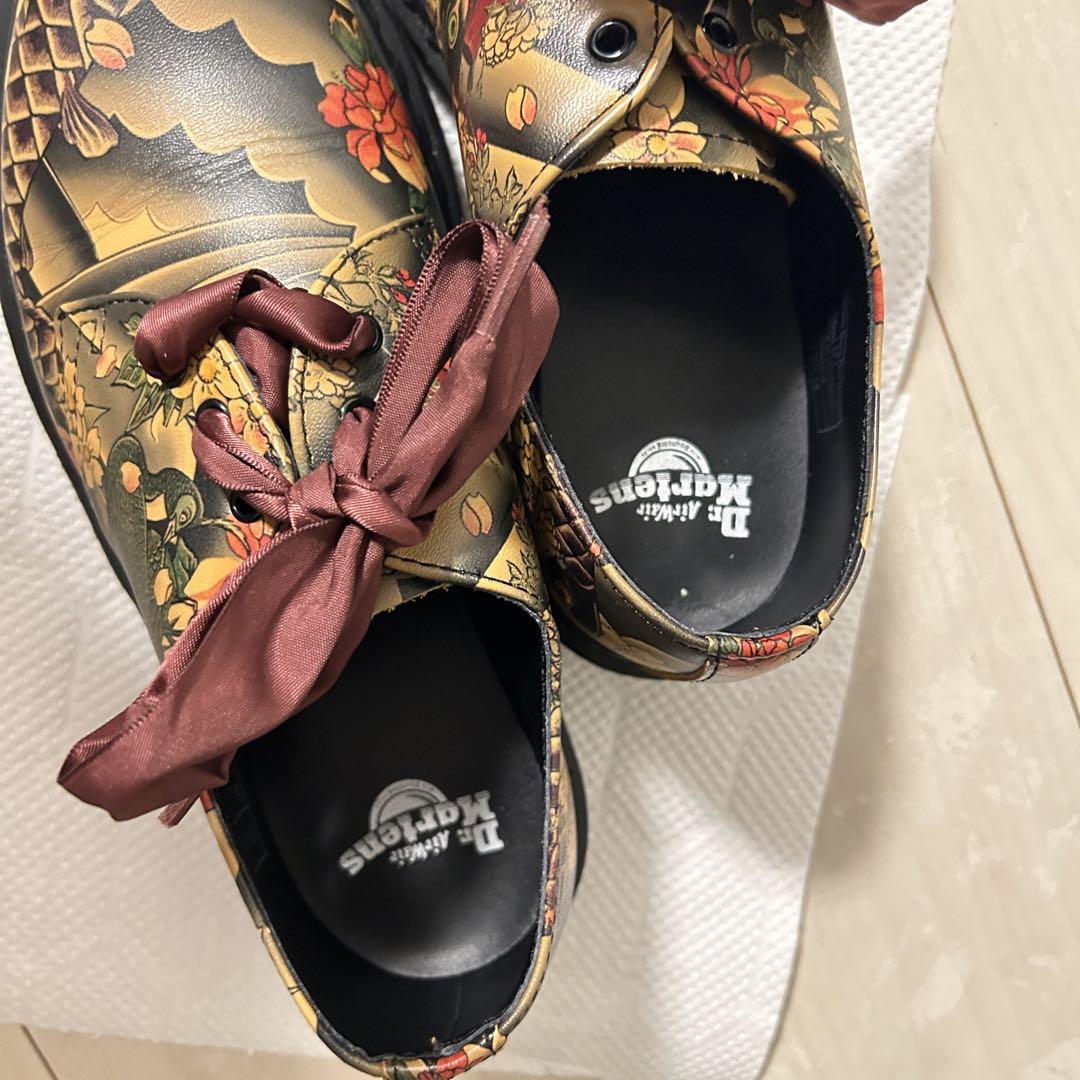 Dr.Martens ドクターマーチン UK3 3ホールブーツ 和彫