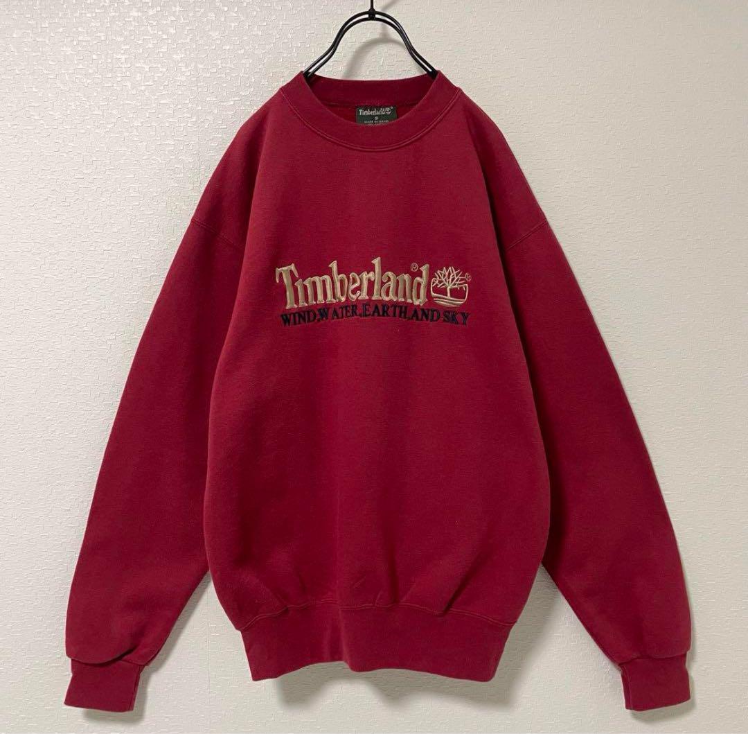 90's Timberland ロゴ入り スウェット