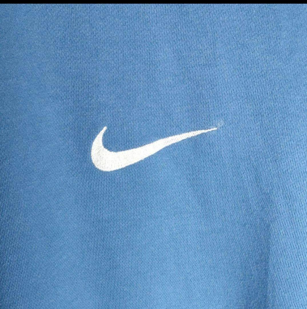 【希少デザイン】NIKE ナイキ スウェット☆銀ダグ☆ワンポイント　刺繍ロゴ