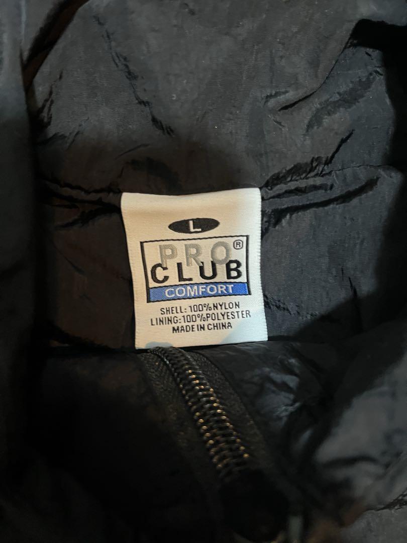 【値下げ可能！】PRO CLUB COMFORT メタリックナイロンアノラック
