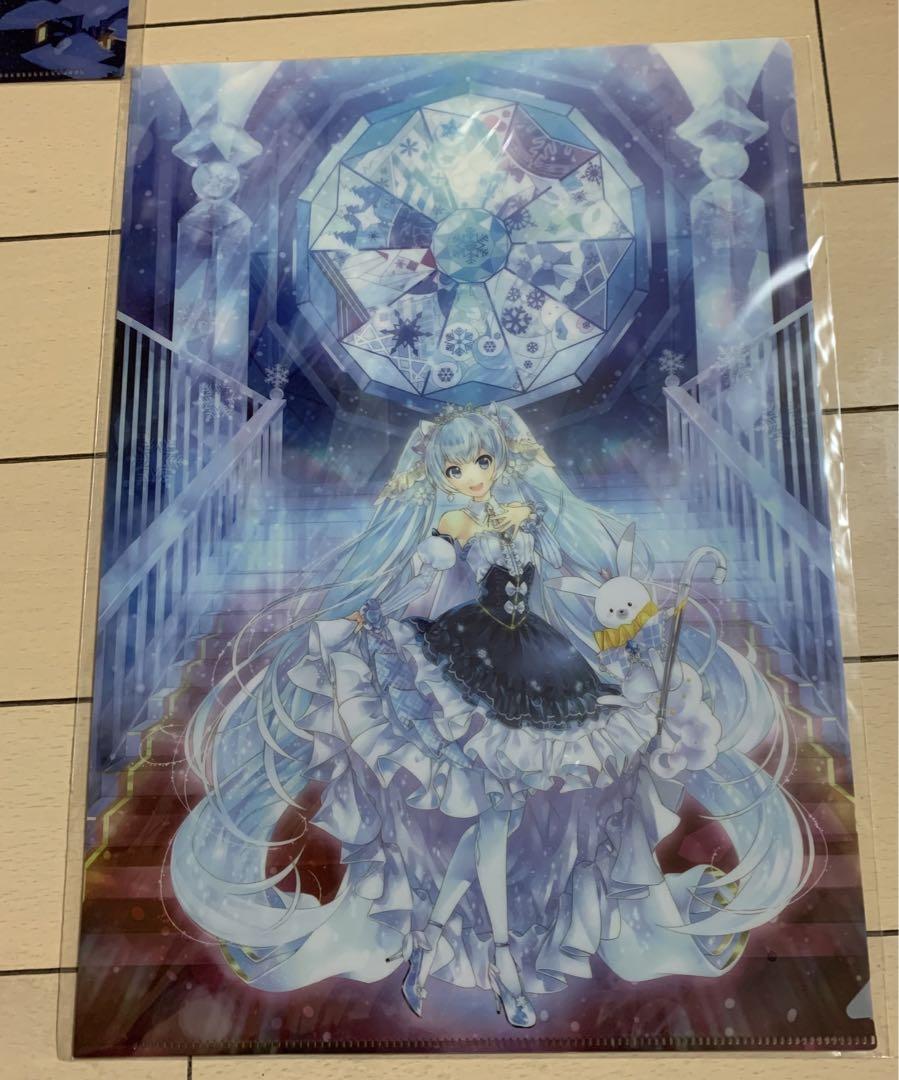 初音ミク　snowmiku 2019 クリアファイル　6枚セット