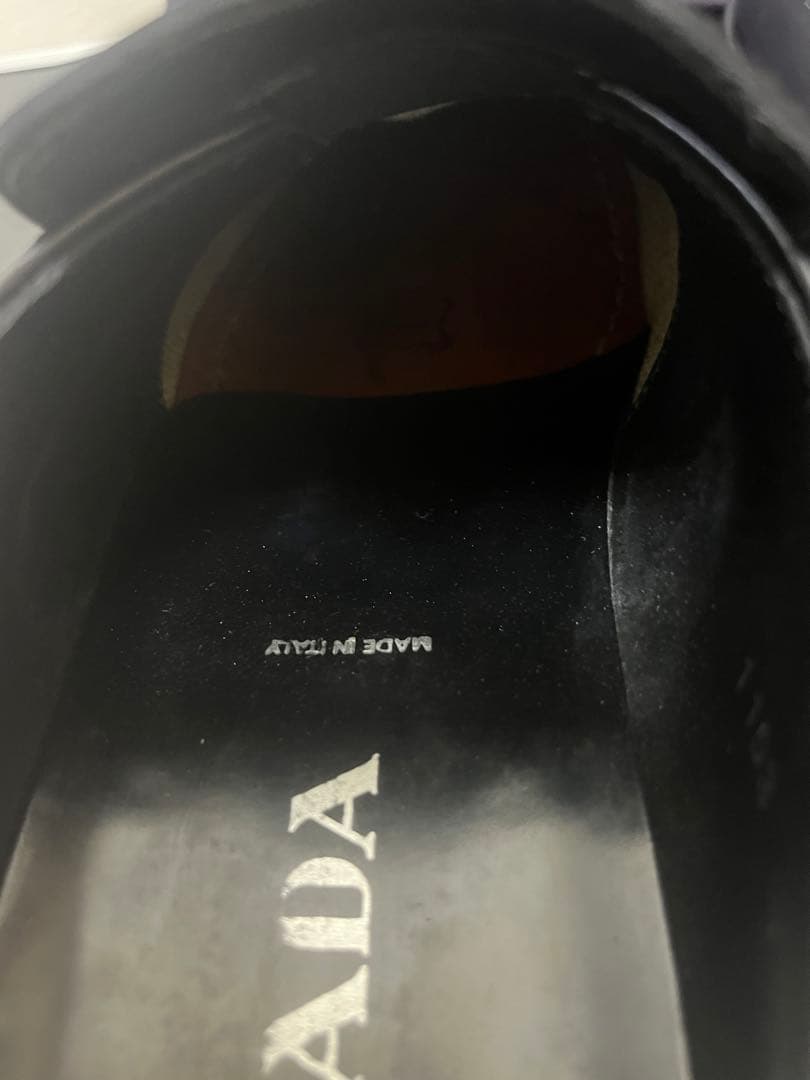 PRADA モンクストラップシューズ　（革靴）