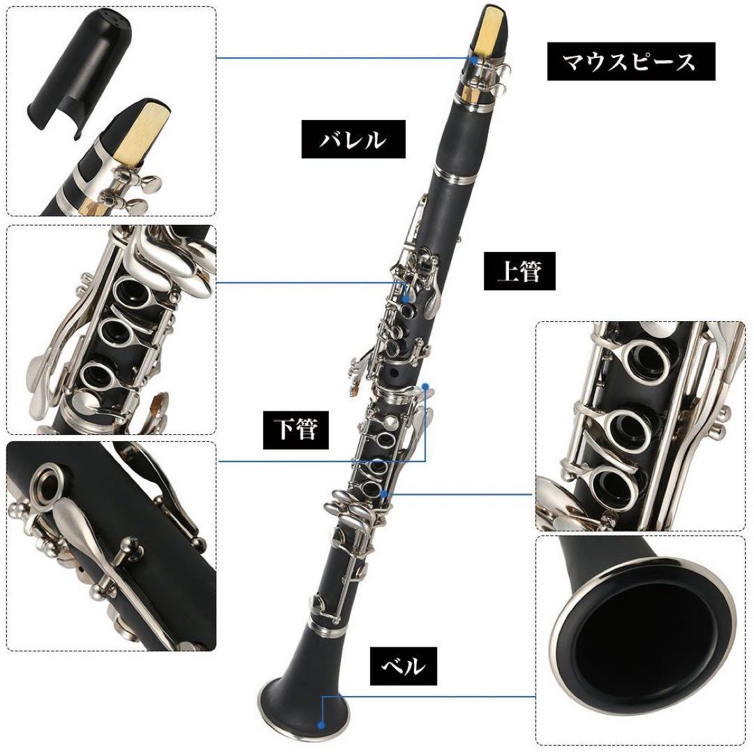 新品 未使用 クラリネット セット 予備 リード 付属品付