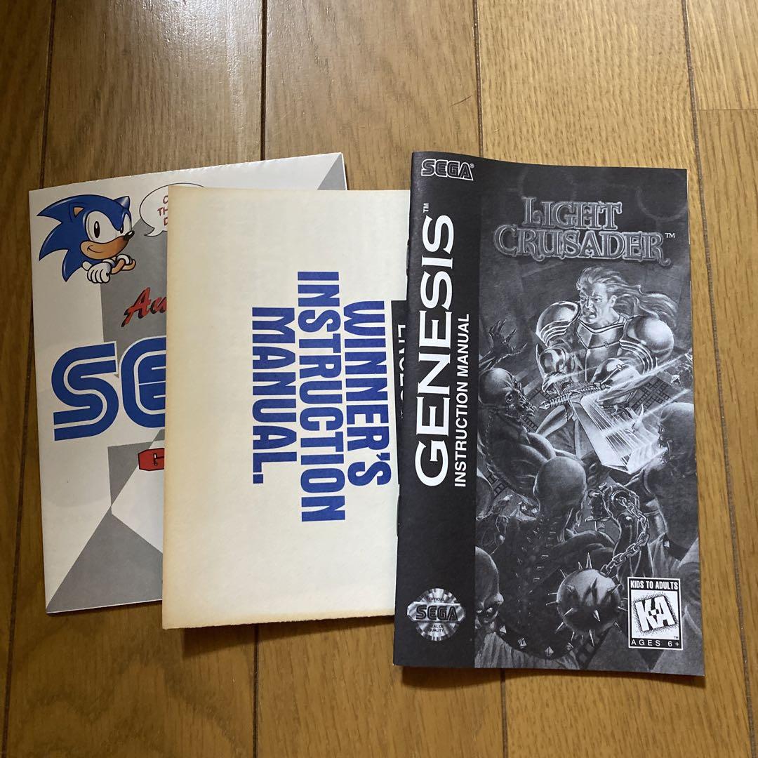 SEGA GENESIS LIGHT CRUSADER ライトクルセイダー紙箱版