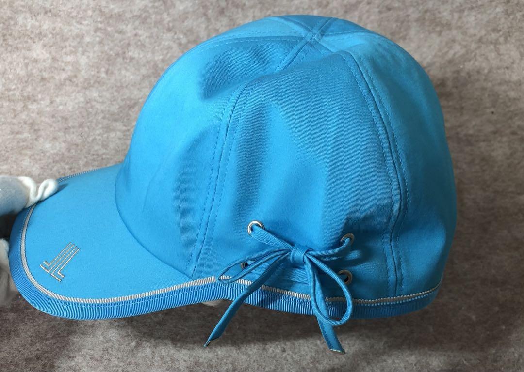 【3338】LANVIN SPORT ランバン スポール UVキャップブルー