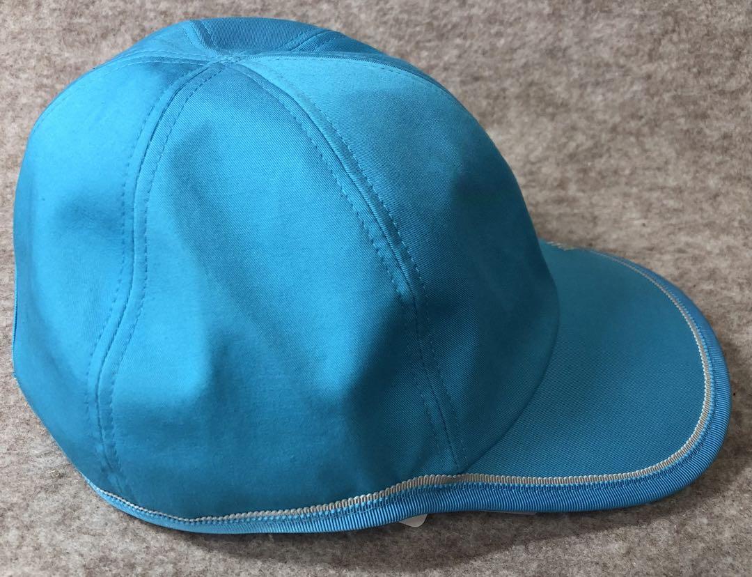 【3338】LANVIN SPORT ランバン スポール UVキャップブルー