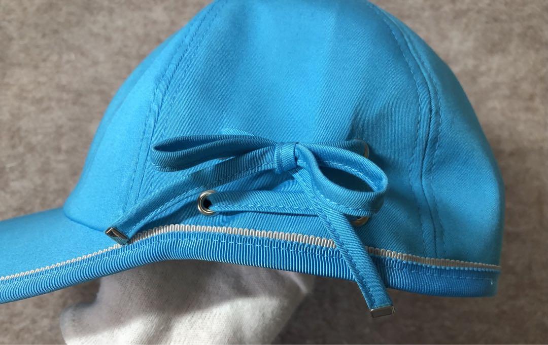 【3338】LANVIN SPORT ランバン スポール UVキャップブルー
