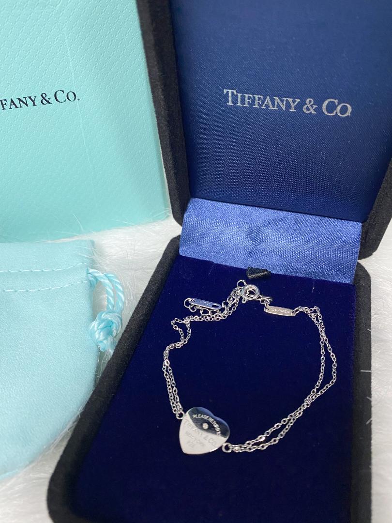 【美品】tiffany ハート リターントゥ ブレスレット