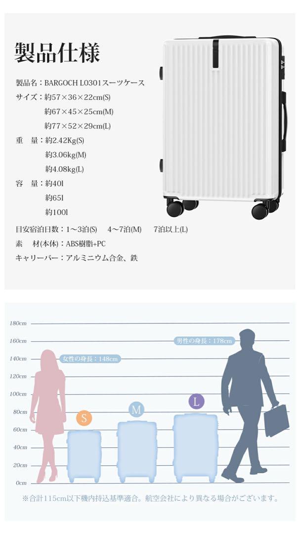 キャリーケースMサイズ